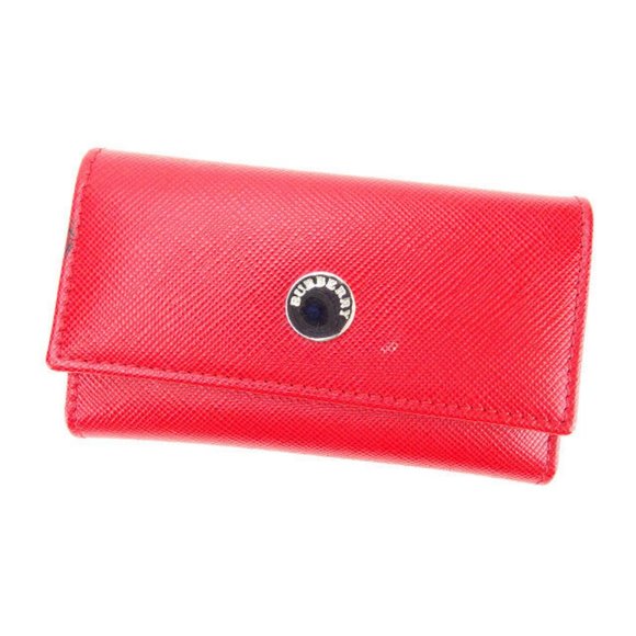 Burberry Handbags - Authentic Used BURBERRY key case logo button unisex